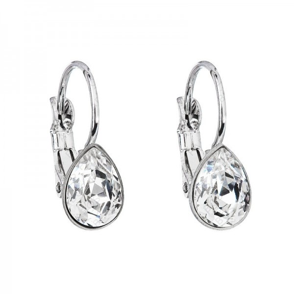 Boucles d'oreilles Poire Cristal