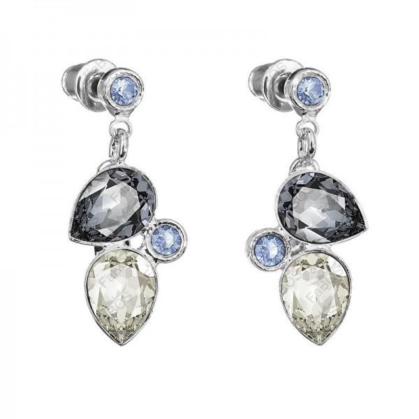 Boucles d'oreilles Poires petit Saphir Clair SWAROVSKI