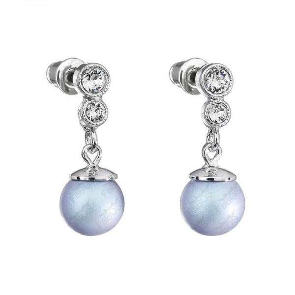 Boucles d'oreilles Perles Bleu Clair SWAROVSKI