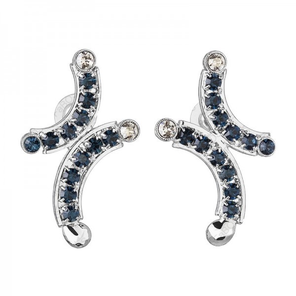 Boucles d'oreilles Ondulations Montana SWAROVSKI