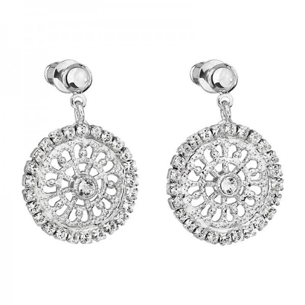 Boucles d'oreilles roue filigrane cristal SWAROVSKI