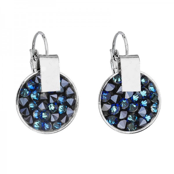 Boucles d'oreilles Cristal de roche Bermuda bleu SWAROVSKI