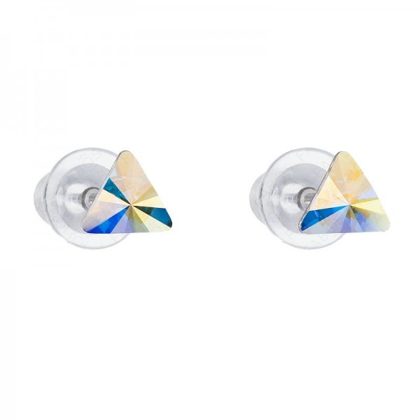 Boucles d'Oreilles triangle Cristal AB SWAROVSKI