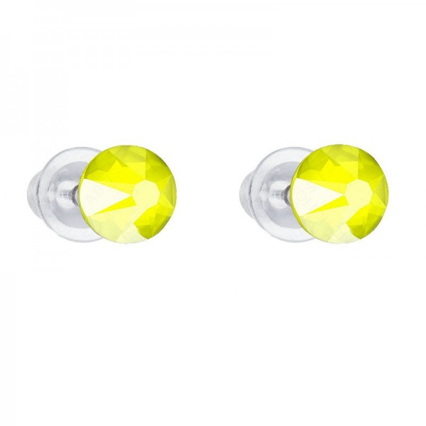 Boucles d'oreilles Chaton 6 Jaune Electrique SWAROVSKI