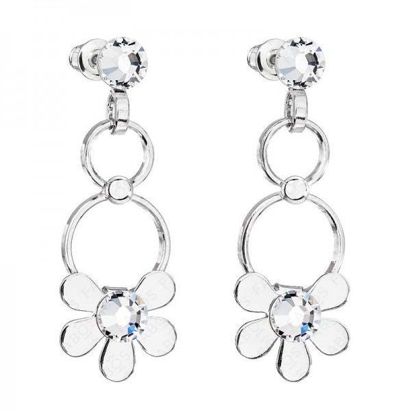 Boucles d'oreilles pendantes Summer Flower Cristal SWAROVSKI