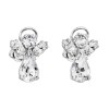 Boucles d'oreilles ange en cristal