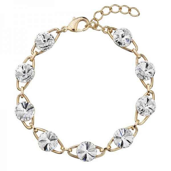 Bracelet Rivoli 8mm plaque or Cristal SWAROVSKI
