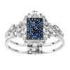 Bracelet Cristal rocks rectangle Bleu Bermudes SWAROVSKI