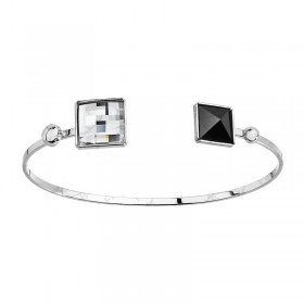 Bracelet Pyramide Jet Cristal SWAROVSKI