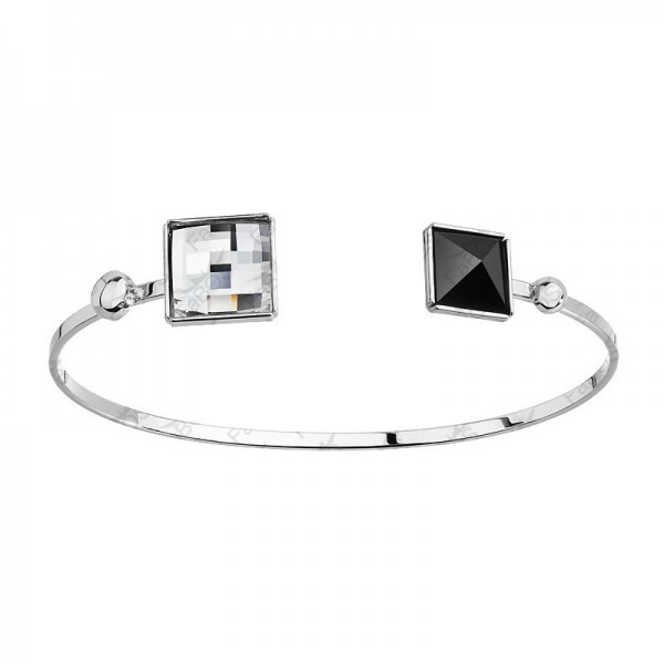 Bracelet Pyramide Jet Cristal SWAROVSKI