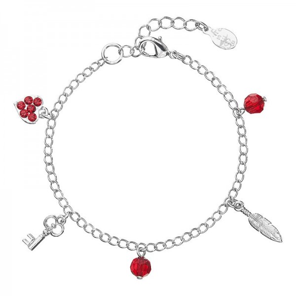 Bracelet avec symboles d'amour siam SWAROVSKI
