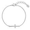 Bracelet croix horizontale cristal SWAROVSKI