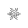 Broche flocon de neige en cristal